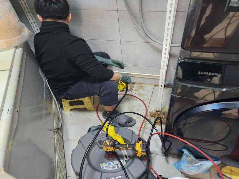 분당 싱크대막힘 작업사례 10