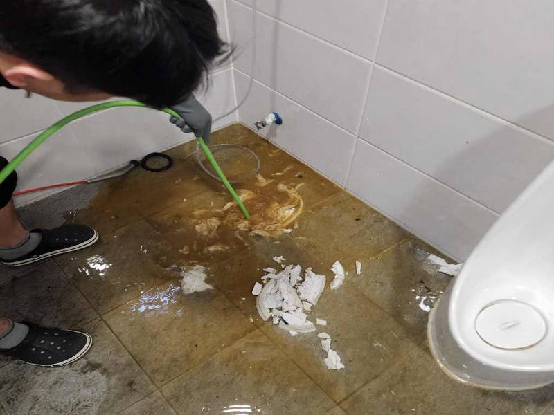 분당 하수구역류 작업사례 7